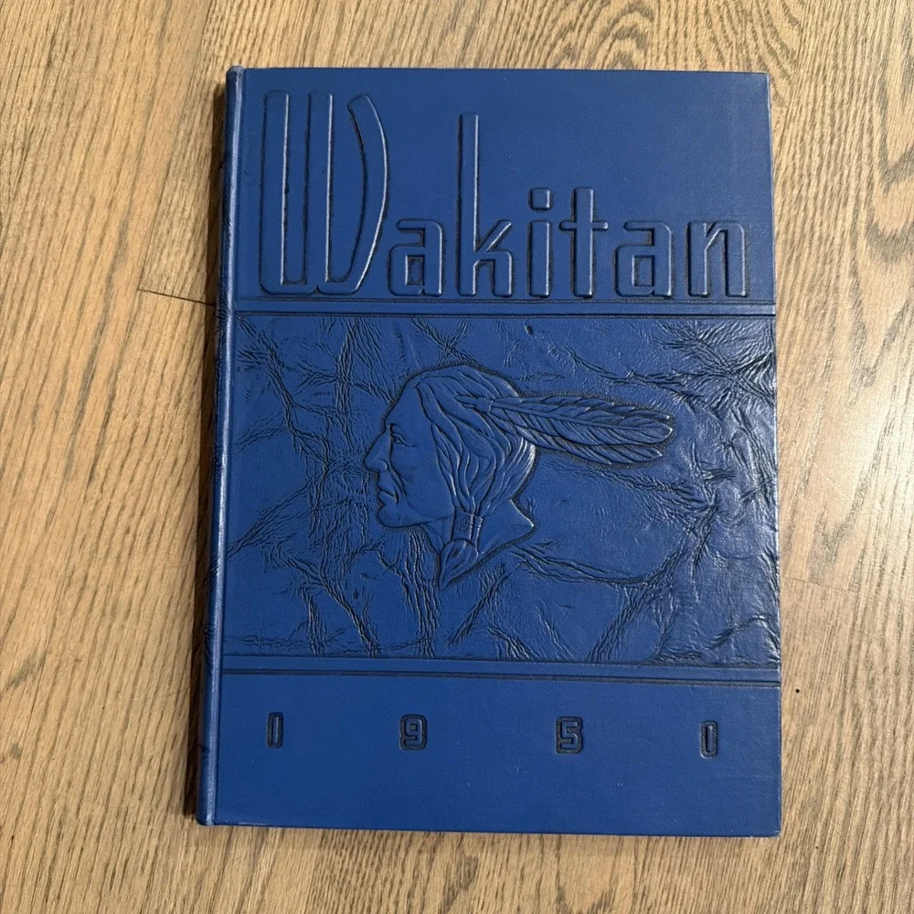 Vintage 1951 The Wakitan Central High School Yearbook St Joseph, Missouri